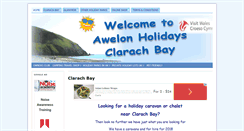 Desktop Screenshot of clarach-bay.awelon-online.co.uk