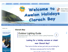 Tablet Screenshot of clarach-bay.awelon-online.co.uk